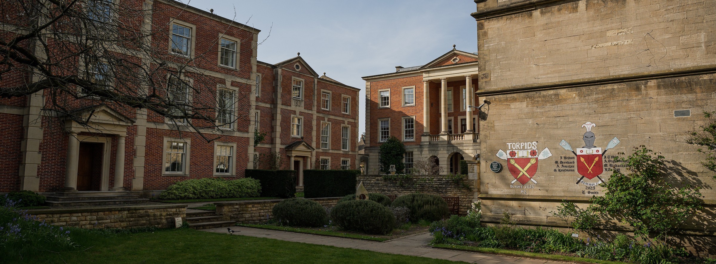 A view of the College quad