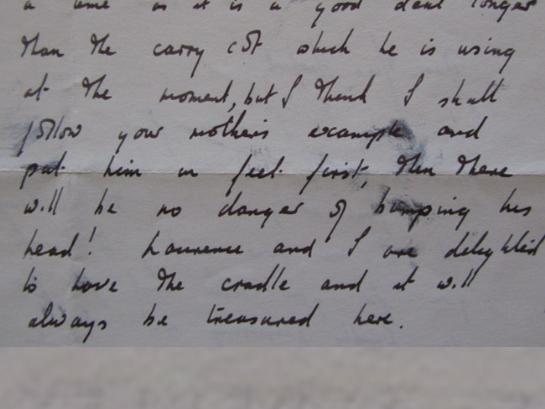 taylor cradle letter