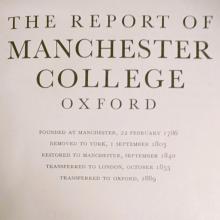 The title page of a book 