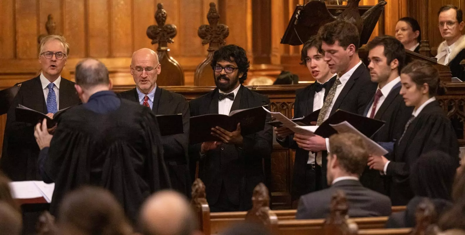 Harris Manchester's College Choir under the direction of Dr James Whitbourn