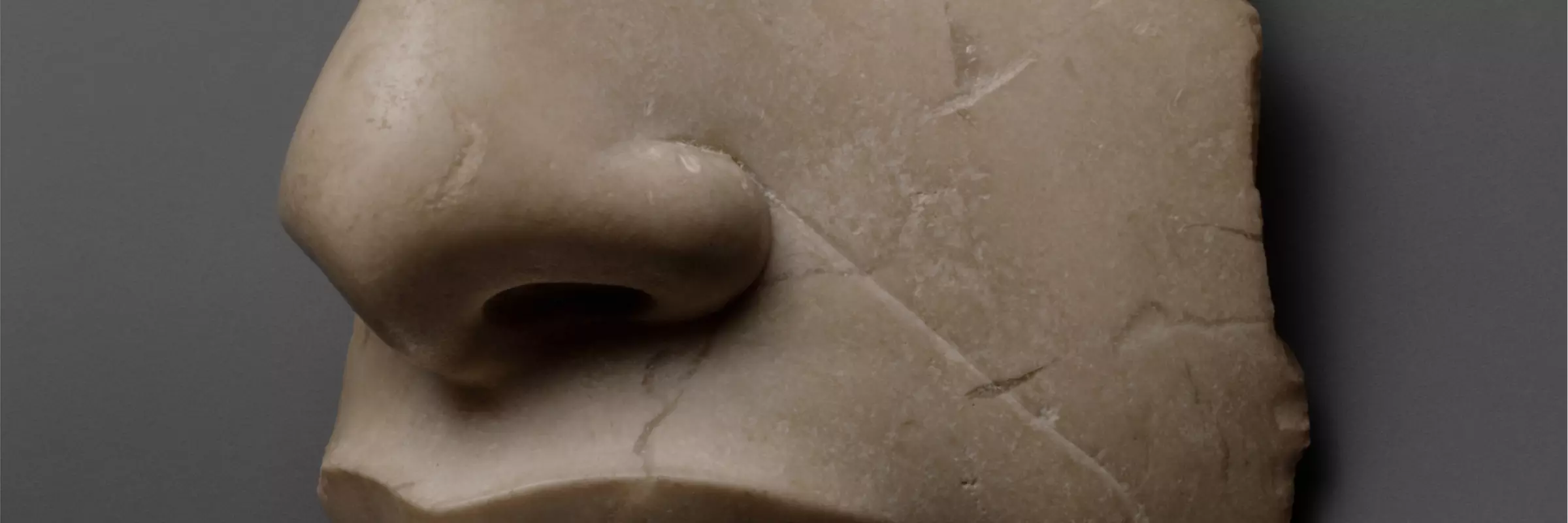 Nose and lips of Akhenaten