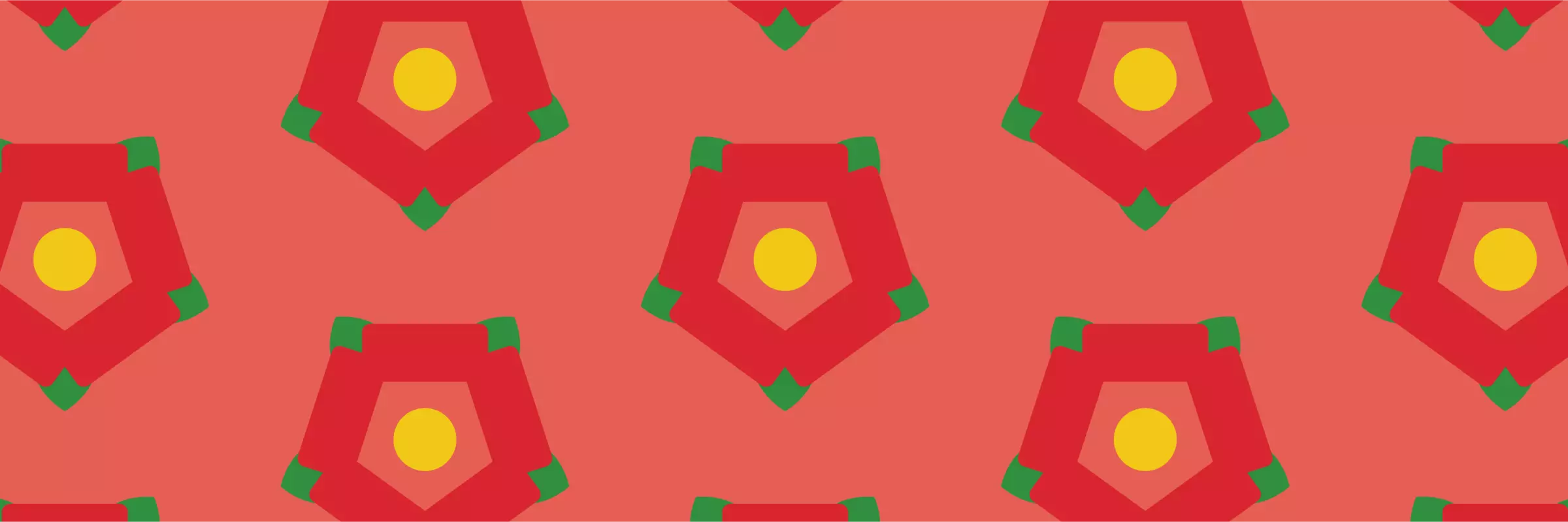 full width banner large roses red