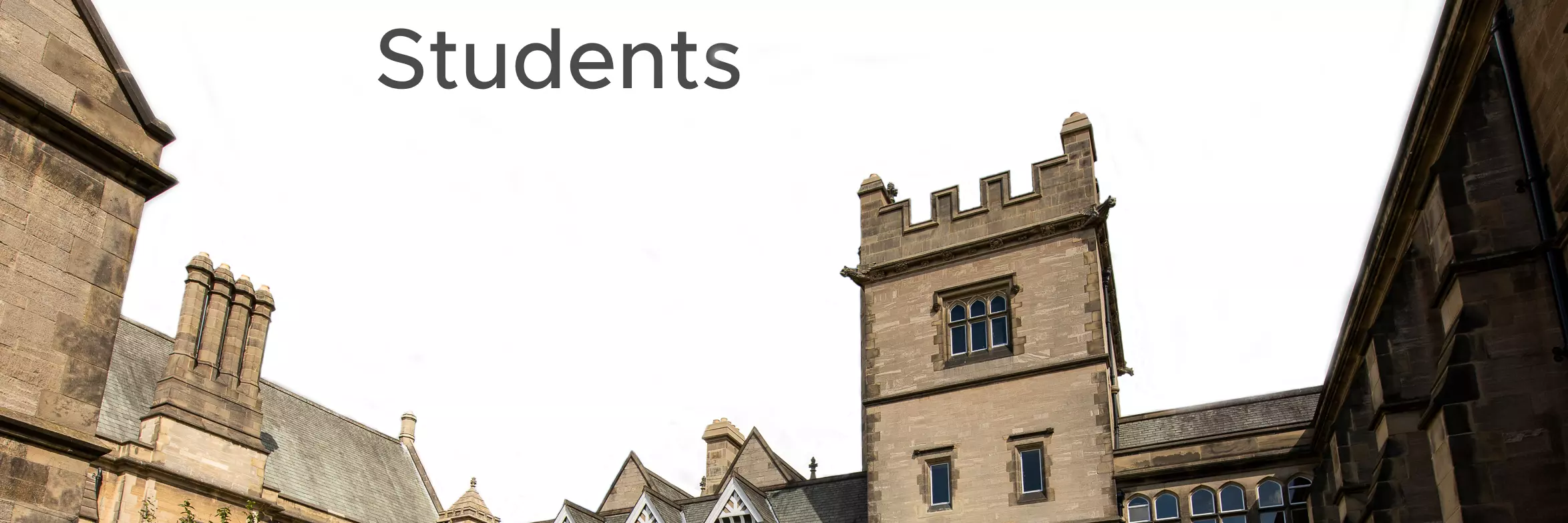 meet the students banner