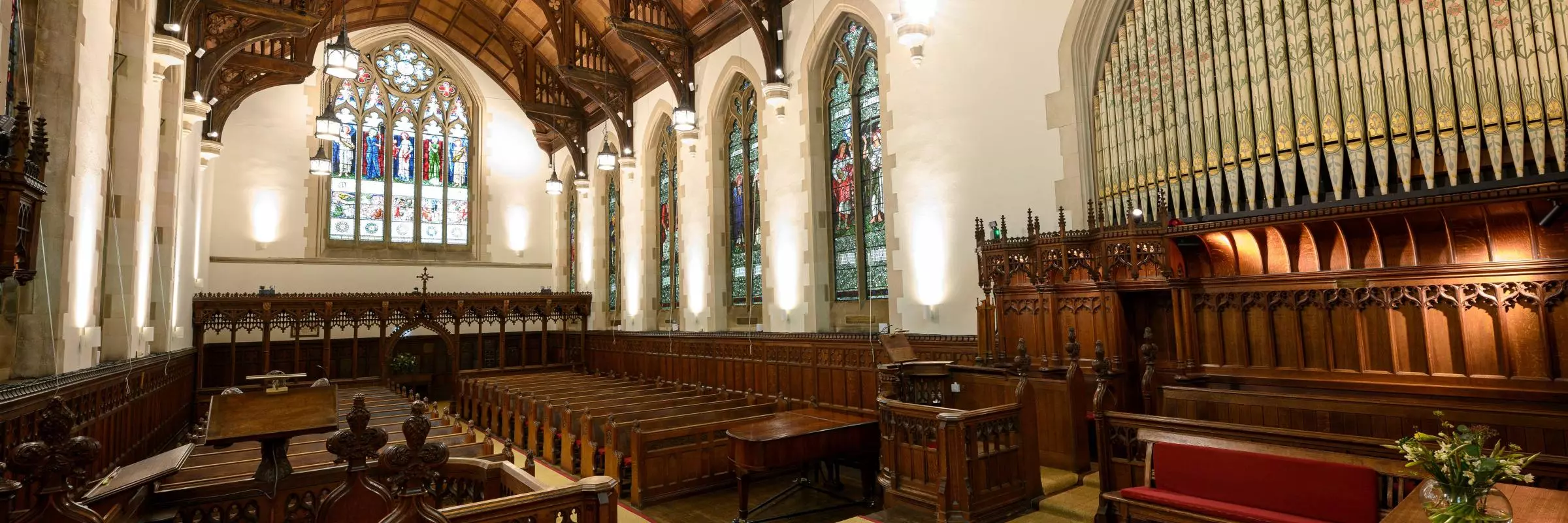 Panoramic view of the chapel